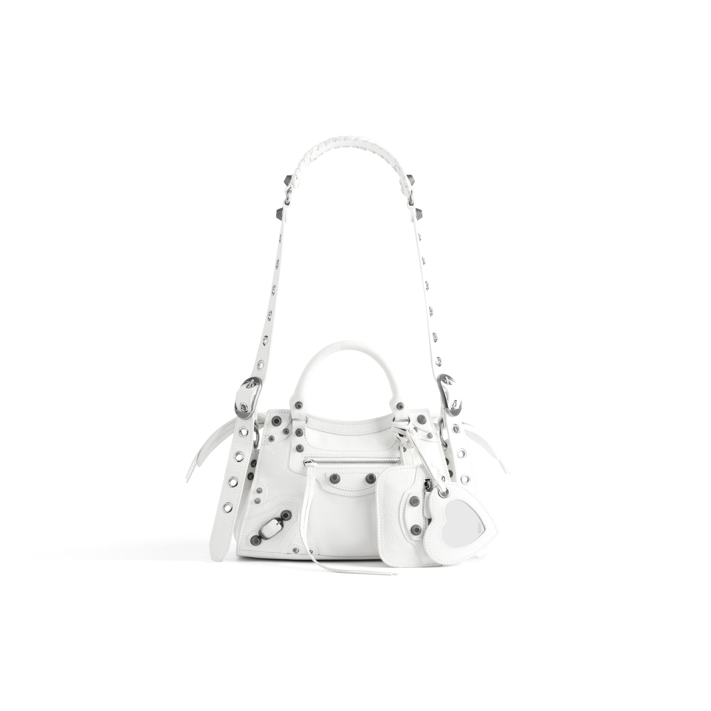 Ba*len*cia*ga women''s neo cagole xs handbag in white 700940210b09104 (26*17.8*11.4cm)